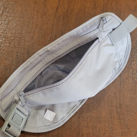 Made By Design RFID Blocking Anti Theft Belt Wallet Gray Up To 38" New, no tags - Picture 8 of 9